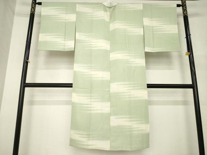平和屋着物●長襦袢　無双仕立て　作家物　霞文　泥染め　暈し染め　正絹　逸品　未使用　AABM7080ck