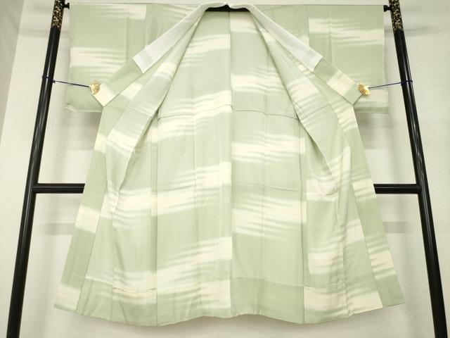 平和屋着物●長襦袢　無双仕立て　作家物　霞文　泥染め　暈し染め　正絹　逸品　未使用　AABM7080ck