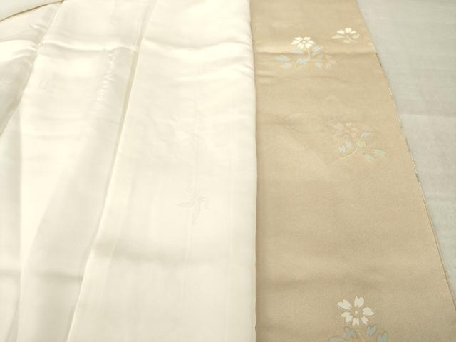 平和屋着物●豪華色留袖　作家物　駒刺繍　道長花文　金彩　正絹　逸品　AABM7092ck