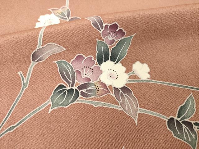平和屋着物●訪問着　友禅　花籬文　暈し染め　正絹　逸品　AABM7114ck