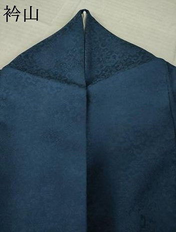 平和屋着物●上質な色無地　お召地　花唐草地紋　褐返色　正絹　逸品　AABM7116ck