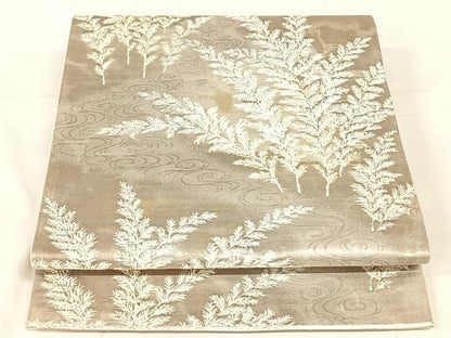 平和屋着物◎六通柄袋帯　唐織　古都の四季　錦引箔　正絹　逸品　AABM7308dk