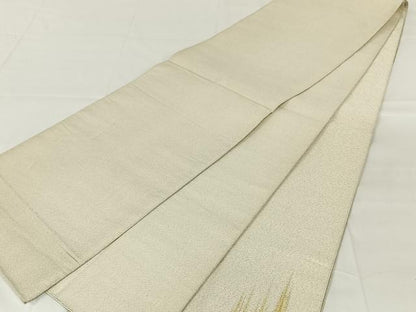 平和屋着物◎綴れ　太鼓柄袋帯　霞文　金銀糸　正絹　逸品　AABM7320dk