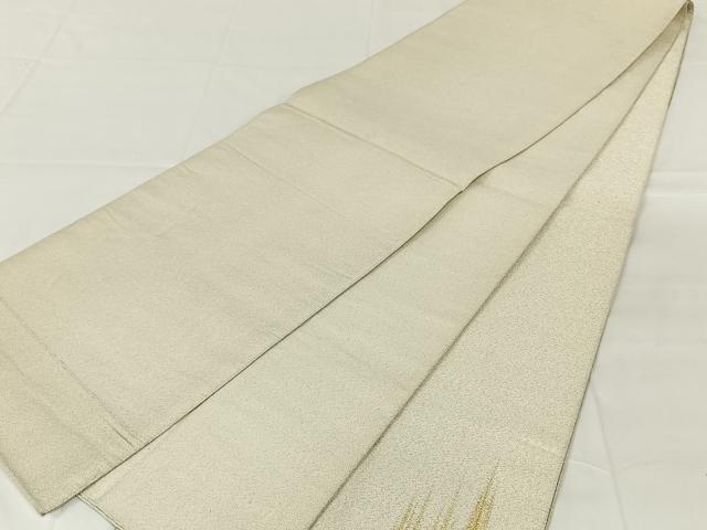 平和屋着物◎綴れ　太鼓柄袋帯　霞文　金銀糸　正絹　逸品　AABM7320dk