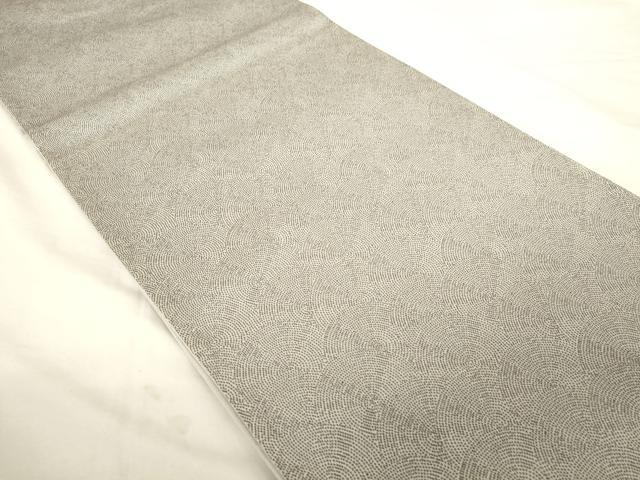 平和屋着物◎六通柄袋帯　鮫小紋柄　正絹　逸品　AABM7323ex