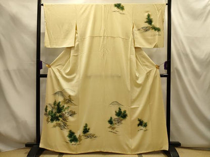 平和屋着物■訪問着　風景文　正絹　逸品　AABM7486sx