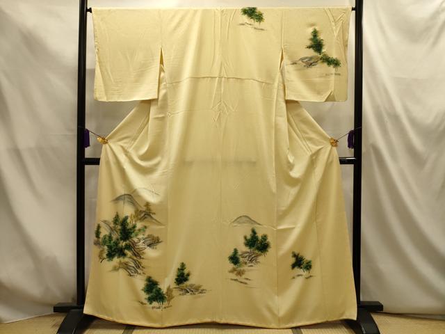平和屋着物■訪問着　風景文　正絹　逸品　AABM7486sx