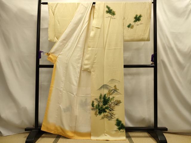 平和屋着物■訪問着　風景文　正絹　逸品　AABM7486sx