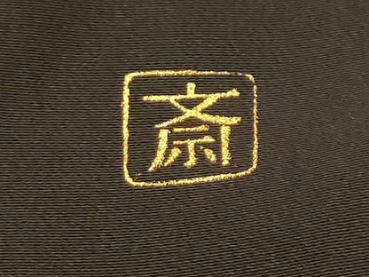 平和屋着物■豪華黒留袖　作家物　駒刺繍　蔓帯貝桶御所車花文　金彩　正絹　逸品　AABM7504sx