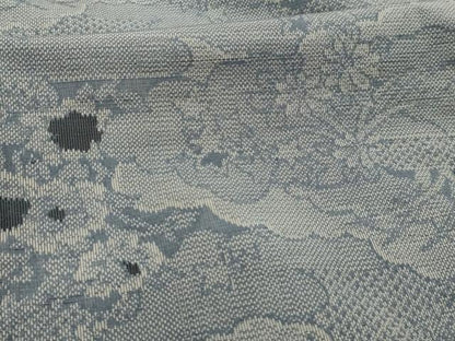 平和屋着物■上質な紬　重ね雲花文　正絹　逸品　AABM7515sx