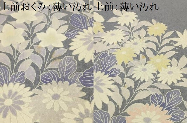 平和屋着物■豪華色留袖　作家物　草花文　正絹　逸品　AABM7519sx
