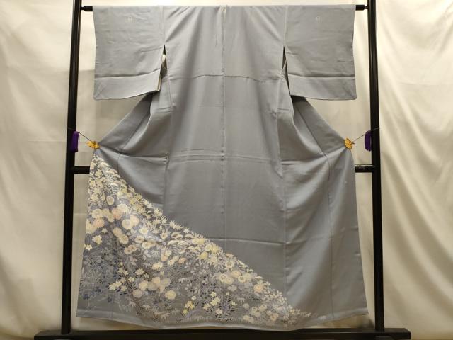 平和屋着物■豪華色留袖　作家物　草花文　正絹　逸品　AABM7519sx