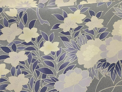 平和屋着物■豪華色留袖　作家物　草花文　正絹　逸品　AABM7519sx