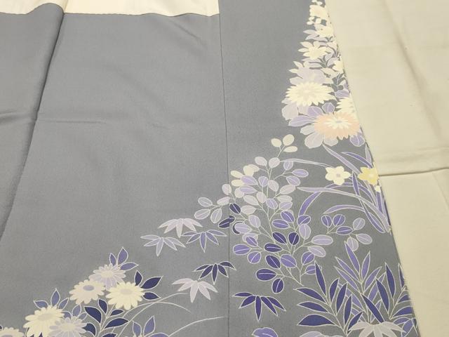 平和屋着物■豪華色留袖　作家物　草花文　正絹　逸品　AABM7519sx