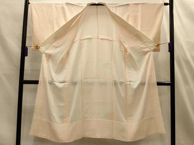 平和屋着物■長襦袢　無双仕立て　雲取吉祥文　暈し染め　正絹　逸品　AABM7523sx