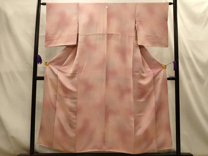 平和屋着物■上質な小紋　霞文　暈し染め　正絹　逸品　AABM7527sx