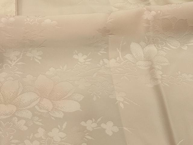 平和屋着物■長襦袢　無双仕立て　枝花文　暈し染め　正絹　逸品　AABM7532sx
