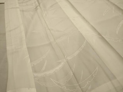 平和屋着物■長襦袢　無双仕立て　雪輪花文　正絹　逸品　AABM7537sx