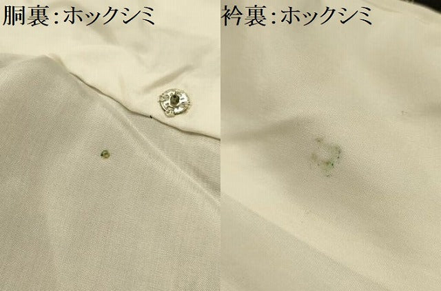 平和屋着物■本場村山大島紬　立涌花文　黒地　正絹　逸品　AABM7541sx