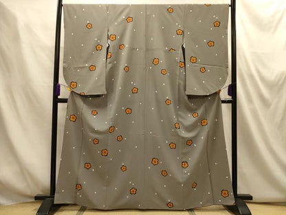平和屋着物■小振袖　二尺袖　舞花文　洗える着物　AABM7542sx