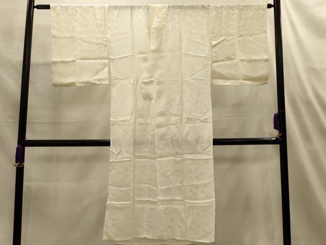 平和屋着物■長襦袢　無双仕立て　流水雲地紋　正絹　逸品　AABM7562sx