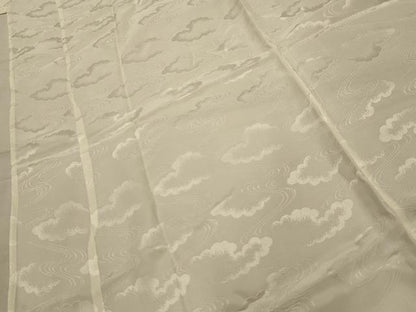 平和屋着物■長襦袢　無双仕立て　流水雲地紋　正絹　逸品　AABM7562sx