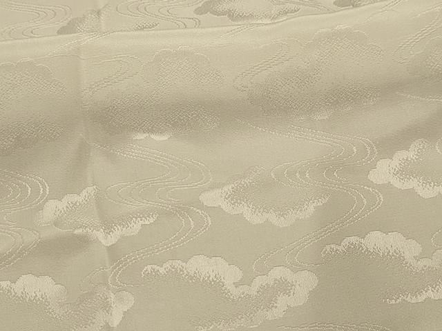 平和屋着物■長襦袢　無双仕立て　流水雲地紋　正絹　逸品　AABM7562sx