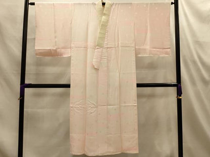 平和屋着物■長襦袢　無双仕立て　霞花文　暈し染め　正絹　逸品　AABM7575sx