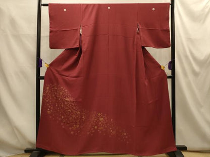 平和屋着物■豪華色留袖　宝尽くし　寿光織　金糸　正絹　逸品　AABM7576sx