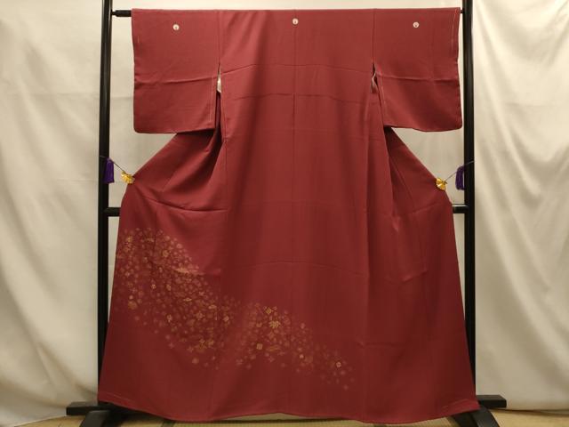 平和屋着物■豪華色留袖　宝尽くし　寿光織　金糸　正絹　逸品　AABM7576sx