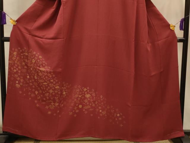 平和屋着物■豪華色留袖　宝尽くし　寿光織　金糸　正絹　逸品　AABM7576sx