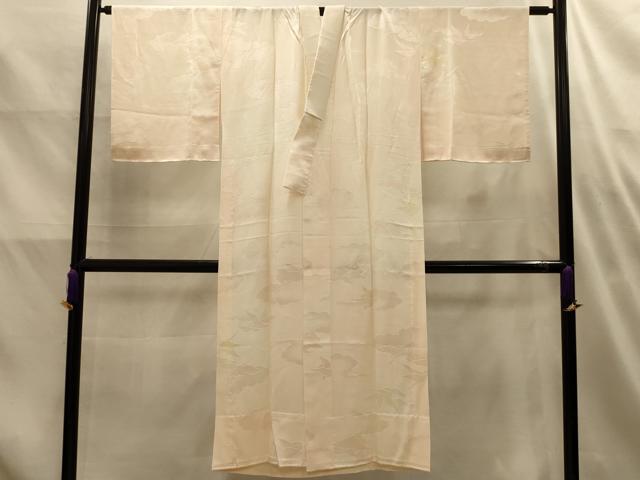平和屋着物■長襦袢　無双仕立て　飛鶴文　暈し染め　正絹　逸品　AABM7577sx
