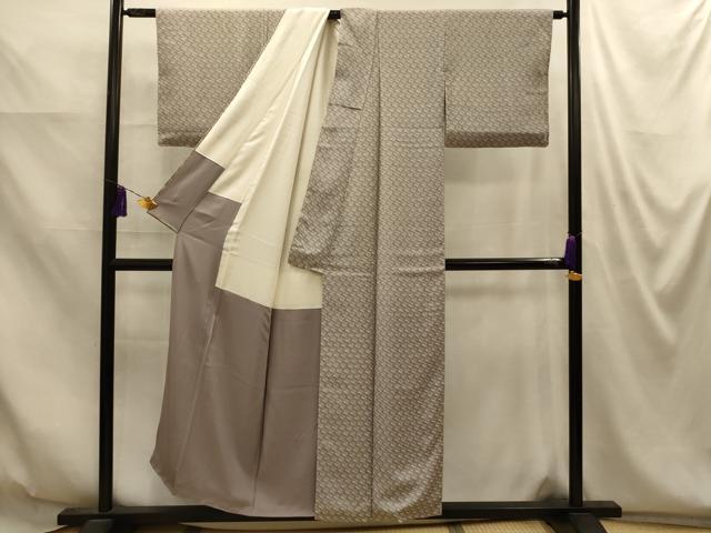 平和屋着物■上質な小紋　扇子　七福神　正絹　逸品　AABM7597sx