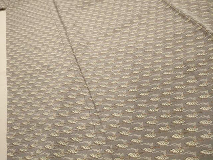 平和屋着物■上質な小紋　扇子　七福神　正絹　逸品　AABM7597sx