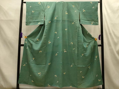 平和屋着物■上質な小紋　舞蝶文　金彩　正絹　逸品　AABM7601sx