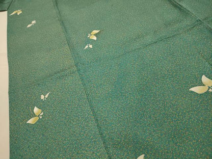 平和屋着物■上質な小紋　舞蝶文　金彩　正絹　逸品　AABM7601sx