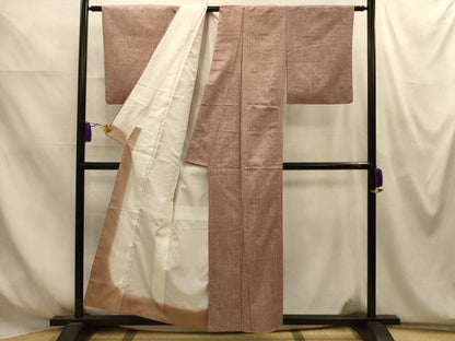 平和屋着物■上質な紬　霞文　正絹　逸品　AABM7618sx