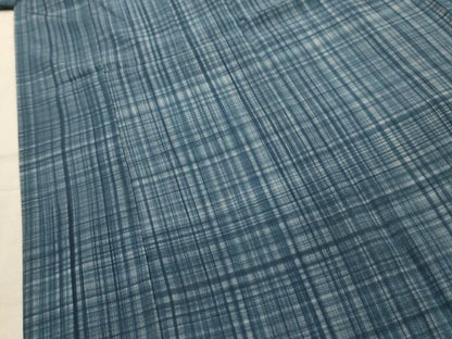 平和屋着物■男性　長襦袢　無双仕立て　格子　正絹　逸品　AABM7623sx
