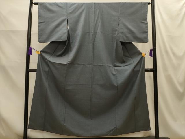 平和屋着物■上質な紬　菱文　正絹　逸品　AABM7625sx
