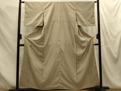 平和屋着物■上質な小紋　間道　正絹　逸品　AABM7636sx