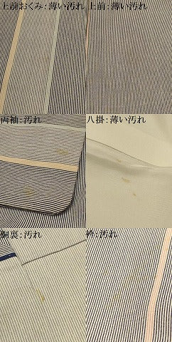 平和屋着物■上質な小紋　作家物　間道　胴抜き仕立て　正絹　逸品　AABM7645sx