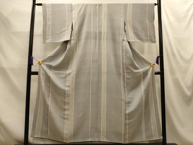 平和屋着物■上質な小紋　作家物　間道　胴抜き仕立て　正絹　逸品　AABM7645sx
