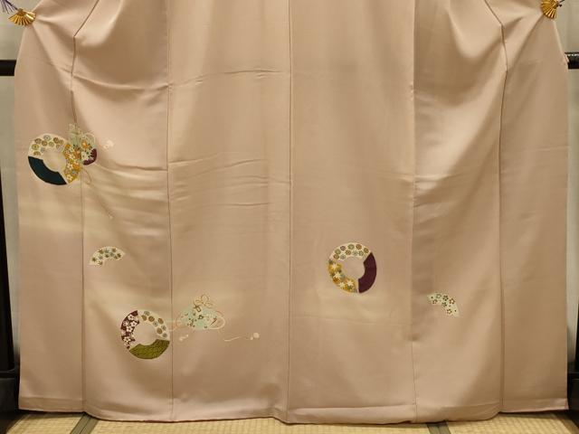 平和屋着物■訪問着　仕覆花文　暈し染め　金彩　正絹　逸品　AABM7647sx