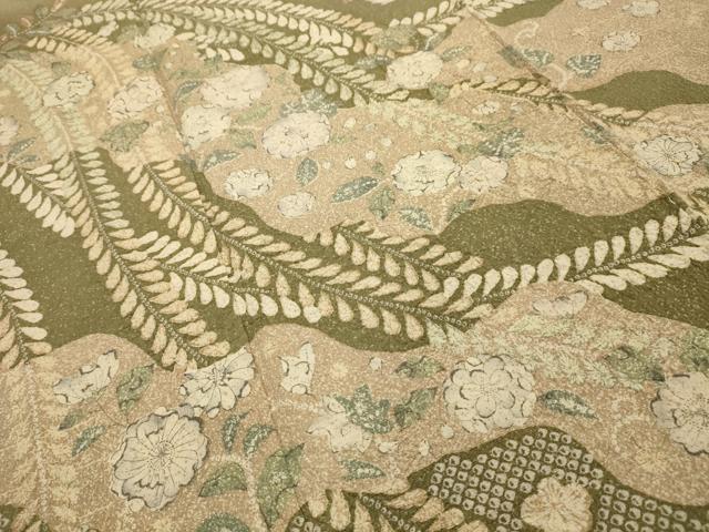 平和屋着物■訪問着　辻が花　絞り　暈し染め　正絹　逸品　AABM7648sx