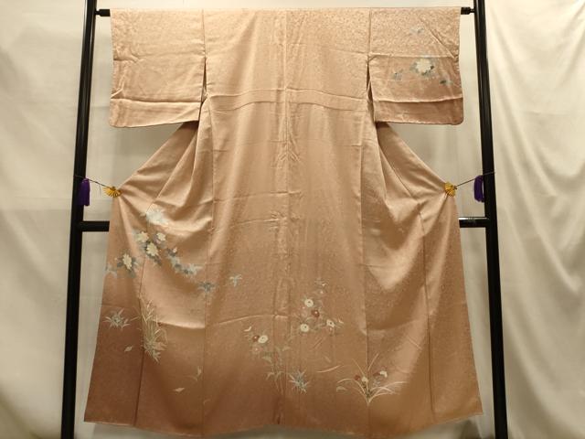 平和屋着物■訪問着　枝花文　暈し染め　正絹　逸品　AABM7649sx