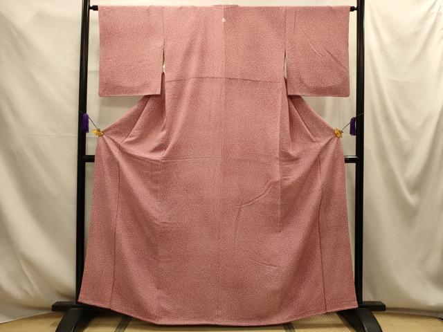 平和屋着物■江戸小紋　作家物　舞花文　正絹　逸品　AABM7658sx