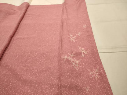 平和屋着物■江戸小紋　作家物　舞花文　正絹　逸品　AABM7658sx