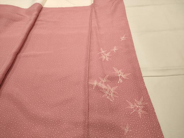 平和屋着物■江戸小紋　作家物　舞花文　正絹　逸品　AABM7658sx
