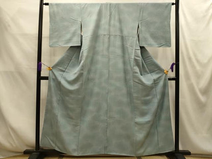 平和屋着物■上質な小紋　霞文　暈し染め　正絹　逸品　AABM7664sx