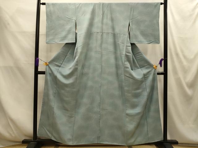 平和屋着物■上質な小紋　霞文　暈し染め　正絹　逸品　AABM7664sx